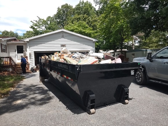 Local dumpster rental job site in Sussex County Delaware